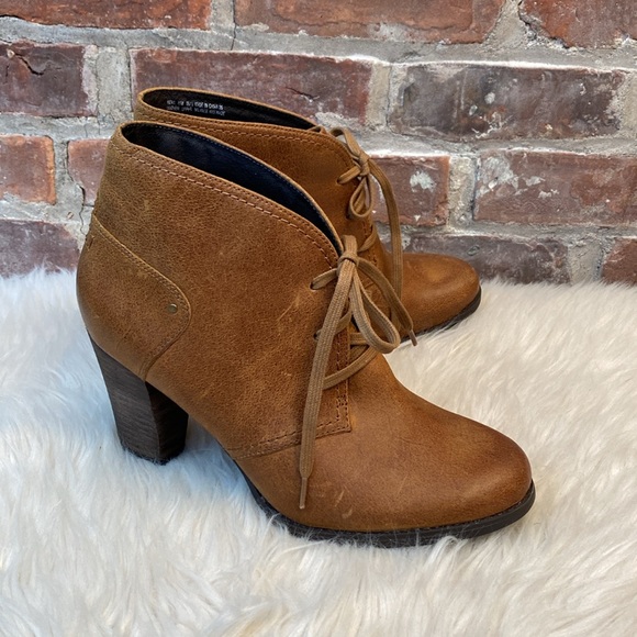 Clarks Artisan Alpine Melt Cognac Leather Booties, Size 11M - Picture 5 of 17